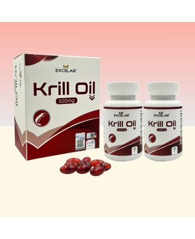 Excelab Krill Oil 500mg (fully imported SUPERBA 2)...