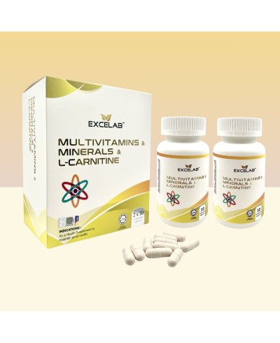Excelab Multivitamins with Minerals & L-Carnit...